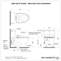 Bồn cầu thông minh TOTO CS767RW11