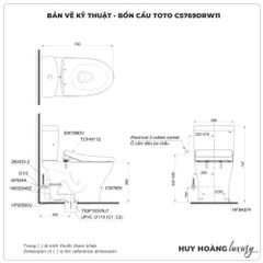 Bồn cầu thông minh TOTO CS769DRW11