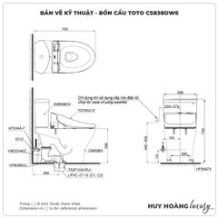 Bồn cầu thông minh TOTO CS838DW6