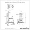 Bồn cầu treo tường TOTO CW762/TC384CVK