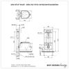 Bồn cầu treo tường TOTO CW762/WH172A/MB175M