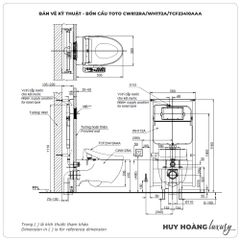 Bồn cầu treo tường TOTO CW812RA/TCF23410AAA/WH172A/MB174P nắp điện tử