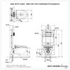 Bồn cầu treo tường TOTO CW812REA/TCF24460AAA/WH172AT/TCA465/MB174G nắp điện tử