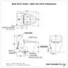 Bồn cầu nắp rửa cơ TOTO CW823RAE4