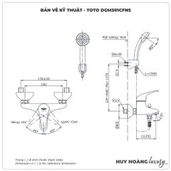 Sen tắm nóng lạnh TOTO DGM301CFNS