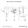 Van xả cảm ứng tiểu nam TOTO DUE115UPEV1 (Mã cũ DUE115UPE)
