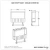 Lô đựng giấy vệ sinh KOHLER K-10118T-BS