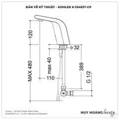 Vòi cảm ứng KOHLER K-13463T-CP