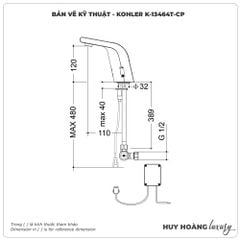Vòi cảm ứng KOHLER K-13464T-CP
