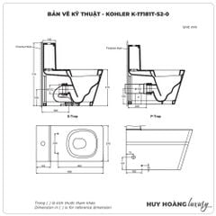 Bồn cầu KOHLER 1 khối K-17181T-S2-0