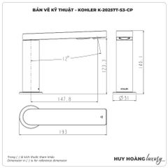 Vòi cảm ứng KOHLER K-20257T-S3-CP