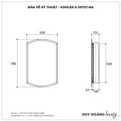 Tủ gương KOHLER K-3073T-NA