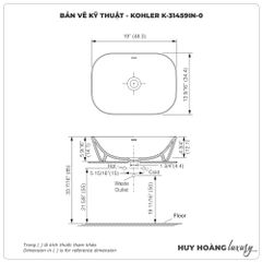 Lavabo đặt bàn KOHLER IVY KARAT K-31459IN-0