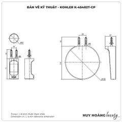 Lô đựng giấy vệ sinh KOHLER K-45402T-CP