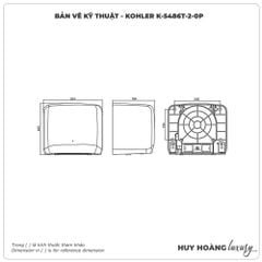 Máy sấy tay tự động KOHLER K-5486T-2-0P