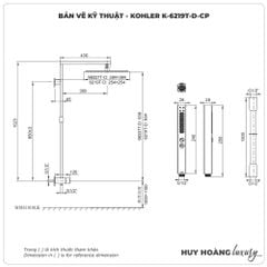 Sen cây nhiệt độ KOHLER K-6219T-D-CP