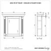 Tủ gương KOHLER K-72480T-R-DBC