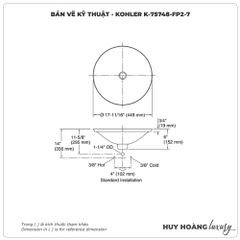 Lavabo đặt bàn KOHLER IVY KARAT K-75748-FP2-7