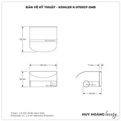 Lô đựng giấy vệ sinh KOHLER K-97503T-2MB