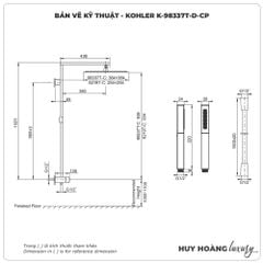 Sen cây nhiệt độ KOHLER K-98337T-D-CP
