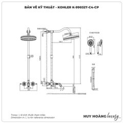 Sen cây nhiệt độ KOHLER K-99032T-C4-CP