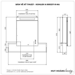 Tủ gương KOHLER K-99933T-R-NA