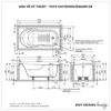 Bồn tắm xây TOTO PAY1570DH/DB501R-2B (1.5M)