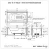 Bồn tắm xây TOTO PAY1770DH/DB501R-2B (1.7M)