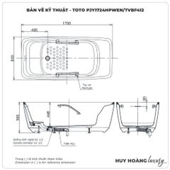Bồn tắm đặt sàn TOTO PJY1724HPWEN#GW