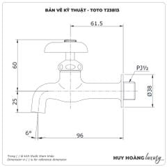 Vòi nước lạnh TOTO T23B13