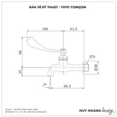 Vòi nước lạnh TOTO T23BQ13N