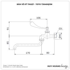 Vòi nước lạnh TOTO T30ARQ13N