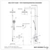 Sen tắm âm tường TOTO TBG01304BA/DBX113CA/DGH108ZR (2 đường nước)