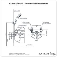 Sen tắm nóng lạnh TOTO TBG02302VA/DGH104ZR