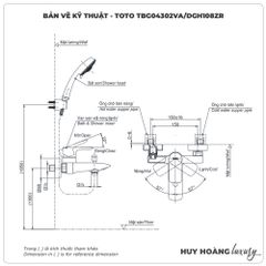 Sen tắm nóng lạnh TOTO TBG04302VA/DGH108ZR