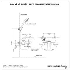 Sen tắm nóng lạnh TOTO TBG04302VA/TBW01010A