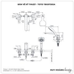 Vòi sen xả bồn tắm TOTO TBG07202A