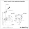 Sen tắm nóng lạnh TOTO TBG08302VA/TBW02017A