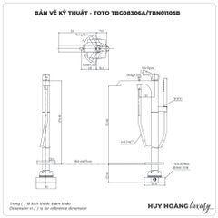 Vòi sen xả bồn tắm TOTO TBG08306AA/TBN01105B