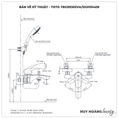 Sen tắm nóng lạnh TOTO TBG09302VA/DGH104ZR