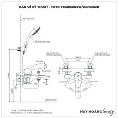 Sen tắm nóng lạnh TOTO TBG09302VA/DGH108ZR