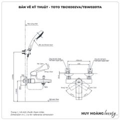 Sen tắm nóng lạnh TOTO TBG10302VA/TBW02017A