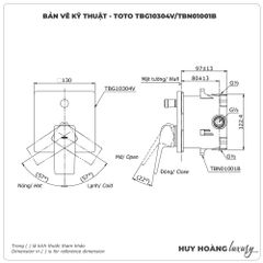 Van điều chỉnh nóng lạnh TOTO TBG10304VA/TBN01001B