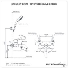 Sen tắm nóng lạnh TOTO TBG11302VA/DGH108ZR