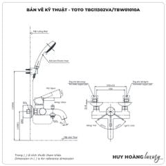 Sen tắm nóng lạnh TOTO TBG11302VA/TBW01010A