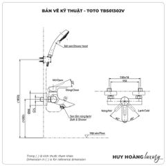 Sen tắm nóng lạnh TOTO TBS01302V