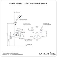 Sen tắm nóng lạnh TOTO TBS02302V/DGH104ZR