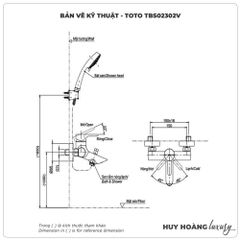 Sen tắm nóng lạnh TOTO TBS02302V