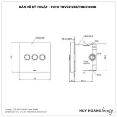 Van chuyển hướng TOTO TBV02105B/TBN01001B