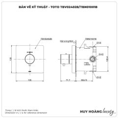 Van điều chỉnh nhiệt độ TOTO TBV02402B/TBN01001B